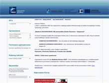 Tablet Screenshot of kursy-efs.com.pl